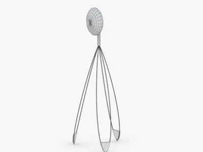 1377 - Table Lamp Low-poly 3D model