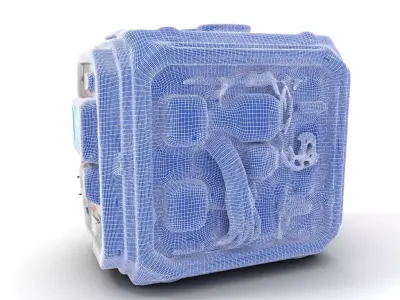 Futuristic Energy Capsule model pack with intricate details Low-poly 3D model