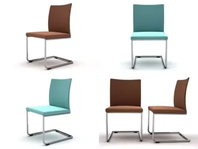 Milano Soft chair 3D model