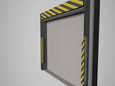 Gateframe Low-poly 3D model