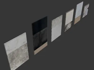 Interior Paints set1 3D model