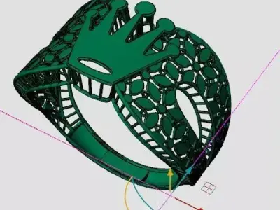 37 Crownlight Ring 2gm 3D print model