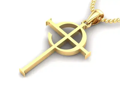 Light Gold Cross New Design  CP 11 3D print model