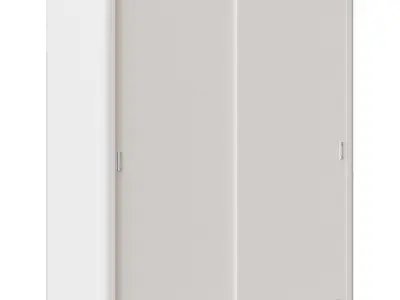 Sliding wardrobe 2 doors Maria 3D model