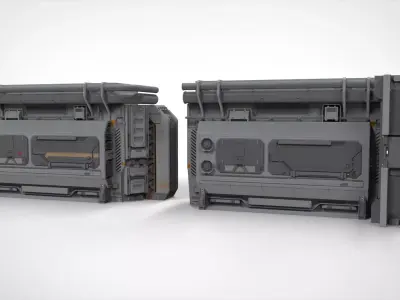 Sci Fi Modular Environment 2 3D model