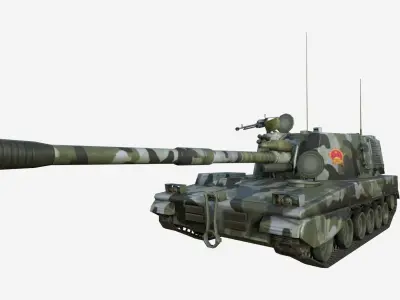 Tempered Hammer  PLZ-05 Free low-poly 3D model