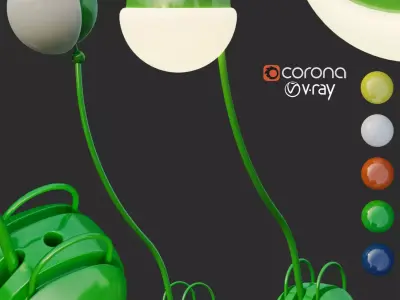 LOCUS SOLUS FLOOR LAMP 3D model