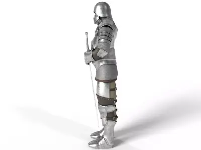 Suit of Armor Low-poly 3D model