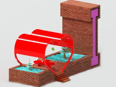 Alcove  Love 3D model