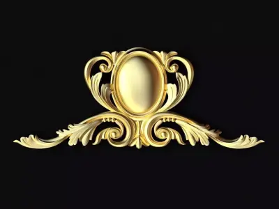 dekor ornate ornament 3D model shop