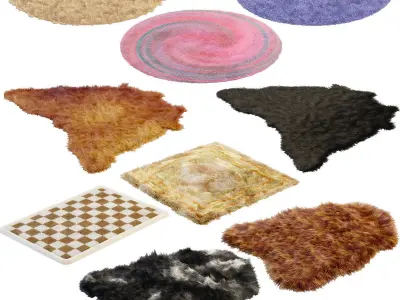 Carpets fur 3D model