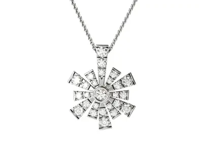 Fancy pendant 3D print model