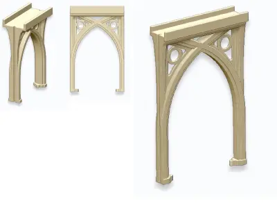 GOTHIC ELEMENTS 1 3D print model