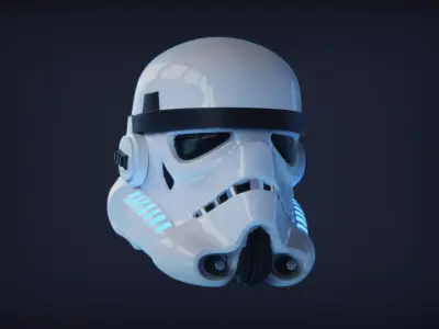 ORIGINAL STAR WARS STORMTROOPER HELMET MODEL 3D model