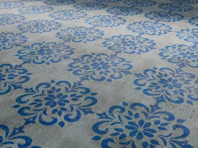 Mosaic Tiles Pattern 1 Seamless PBR Material Texture