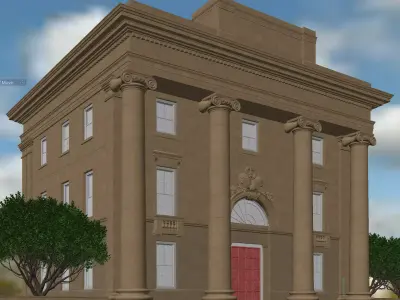 Curzon Street Station  Birmingham UK 3D model