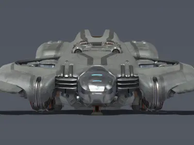  Sci-Fi Dropship Landing Position 