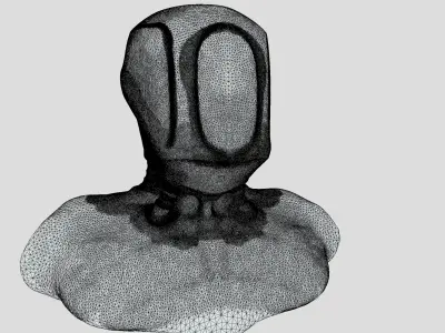 Superfuntimes Android Bust 3D model