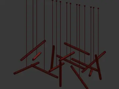 Dutti Led Chandelier 3D model