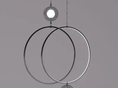 pendant ring light 3D model