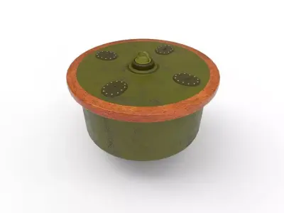 mooring buoy Free low-poly 3D model