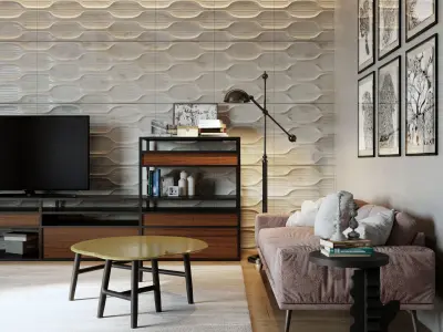 Modern Interior Scene for Corona Renderer 3D model