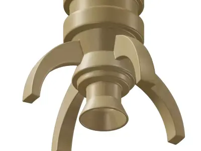 Wooden Space Shuttle Toy 3D model