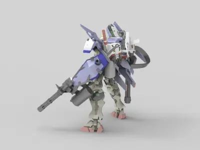 Gundam 00 Perpect Titan 3D model