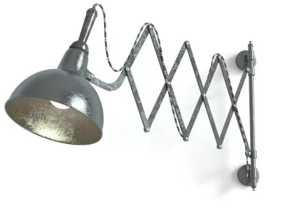 Old Light Wall lamp Low-poly 3D model