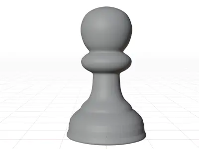 Chess Pawn 3D model Free 3D model