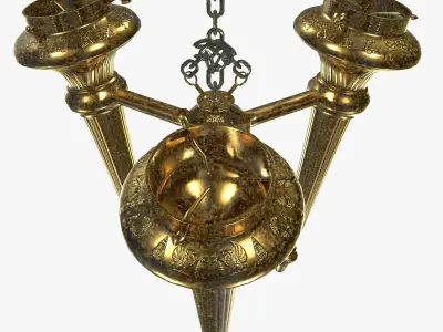 Medieval Lighting Set 3D Model Pack