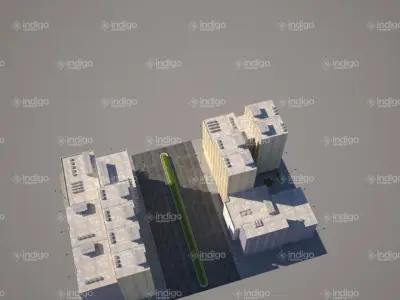 Building Blocks - Modular Kit Low-poly 3D model