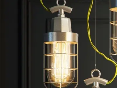 Hanging lamp Romatti Pack-alum 3D model