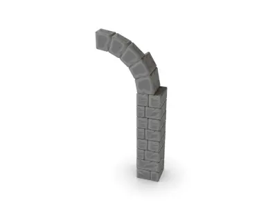Simple stylized Stone Pack Low-poly 3D model