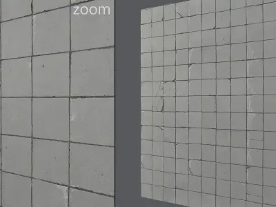 Outdoors Floor tiles vol 1 UE4 3D model