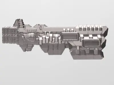 FLEET CORE - 02 FED UNION CARRIER 3D print model