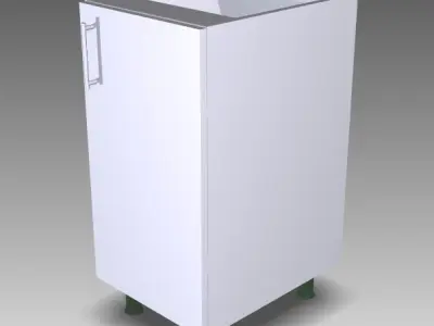 KitchenBox TextureFree Free 3D model purchase