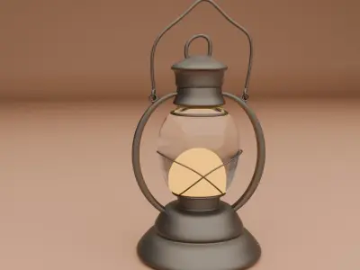 lantern 3D model 14