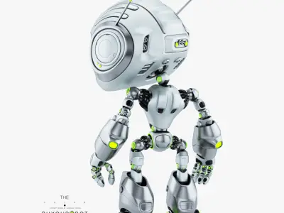 Lovely robot - alien III  3D model