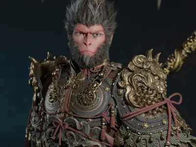 Black Myth Goku 3D model