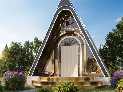  SPECIAL BUNGALOV HOUSE DESIGN MODEL 3D model