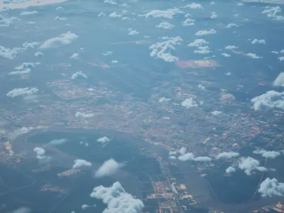 Yingkou China City Landscape 3D Model 3D model