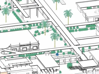 GENERAL HOSPITAL COMPLETE REVIT PROJECT 3D model