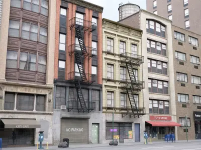 New York Blocks 3D Model Pack