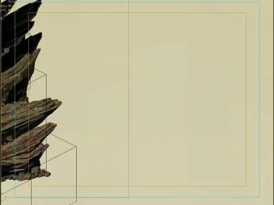 Explore the mountains - rock 011 3D model
