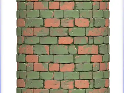  Stylized Wall Seamless Texture Texture 2