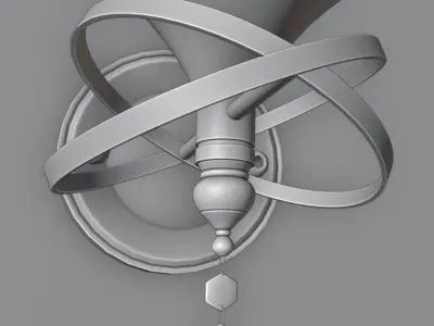 Modern Light Free 3D model