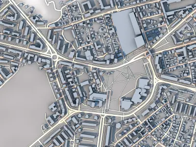 Brasov City Romania 3D model