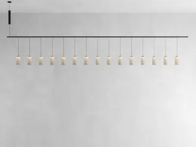 Santa and Cole Light Low-poly 3D model