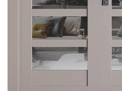 Modern entrance door 73 3D model